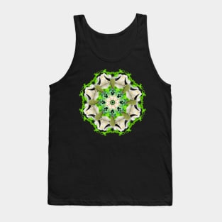 green cows mandala Tank Top